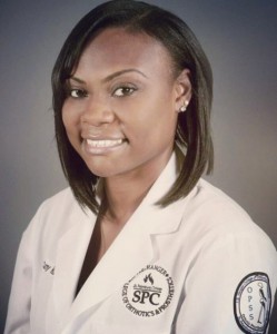 Orthotics and Prosthetics student Brittany Robinson