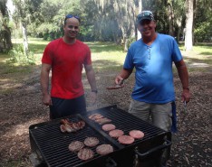 Brendan & Steve at the Grill