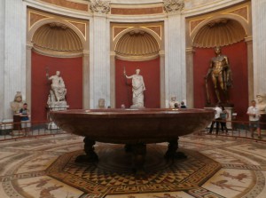 Nero's wife's bathtub where she bathed in donkey milk!