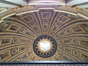 Dome of the Basilica. Looking at it from below, it was hard to believe we had walked all the way to the top!