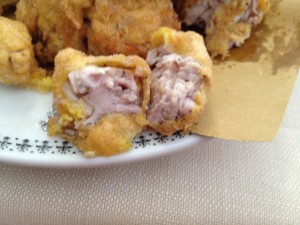 Cow brain. Such a delicacy!