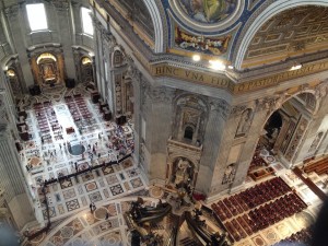 St. Peter’s interior.