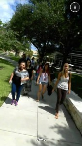 Campus tour at CL NSO Fall 2015