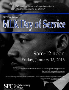 MLK Day of Service banner