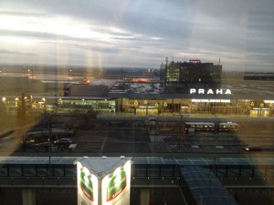 Airport as viewed from the 6th floor of the Mariot.