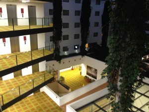 Inside of the Mariot.