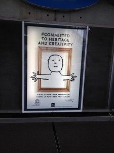 Fancy seeing this in the Paris airport after representing UNESCO in Model UN...