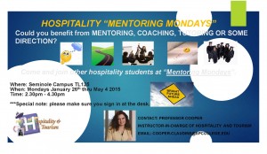 Mentoring Mondays Cooper Spring 2015