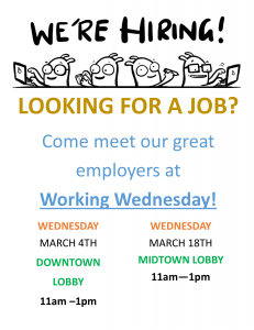 we're hiring poster