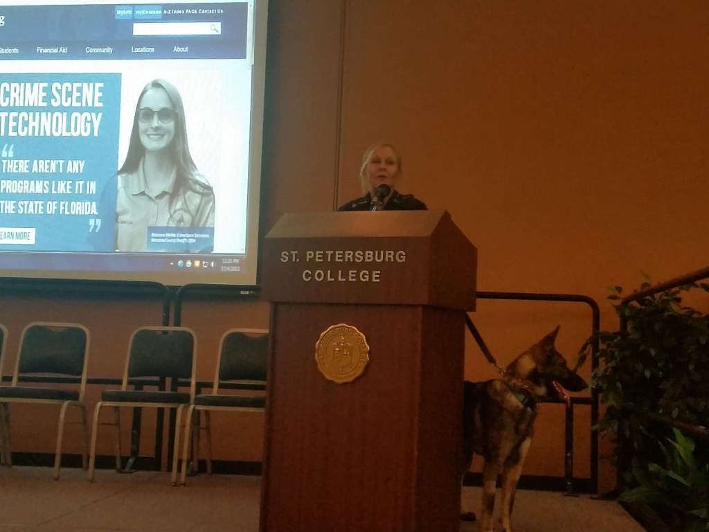 Barbara Baugher, Pinellas County Schools Police Department, Luna, To The Rescue Canine in Training (St. Petersburg College – College of Public Safety Administration)