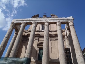 The Roman forum stands testament to Ancient Rome's continuing influence on civilization