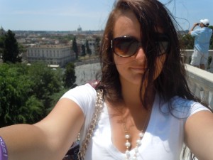 Villa Borghese Park, the view was beautiful.