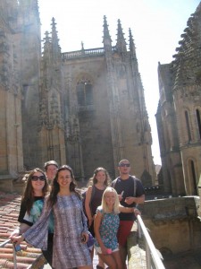 En la catedral la torre y la universidad de Salamanca 7