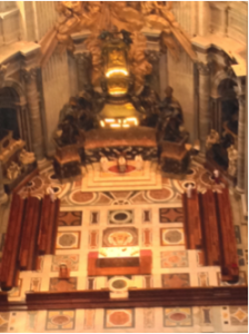Vatican above