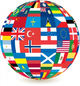globe of flags