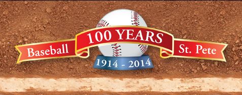 St Pete Baseball Centennial logo