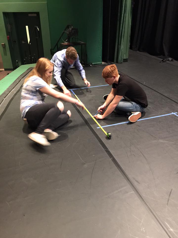 Photo of stage managers