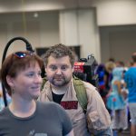 Comic Con Ghostbusters cosplayer shows creativity