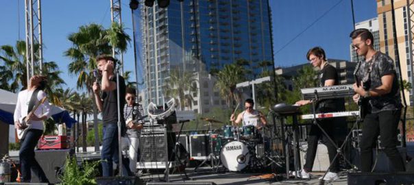 Photo of Miroux on stage at GMF