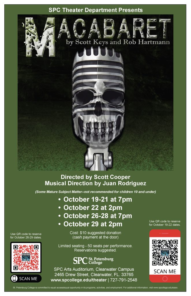 Theater poster for the production of MACABARET.