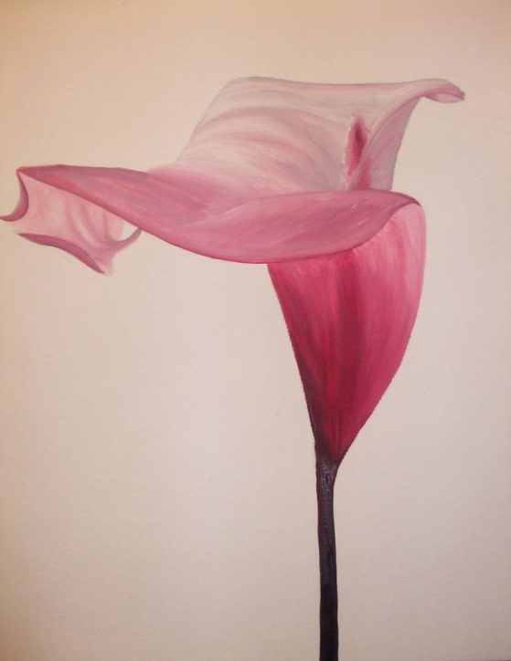 Painting of a Calla Lily