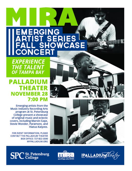 MIRA Emerging Artist Showcase flyer