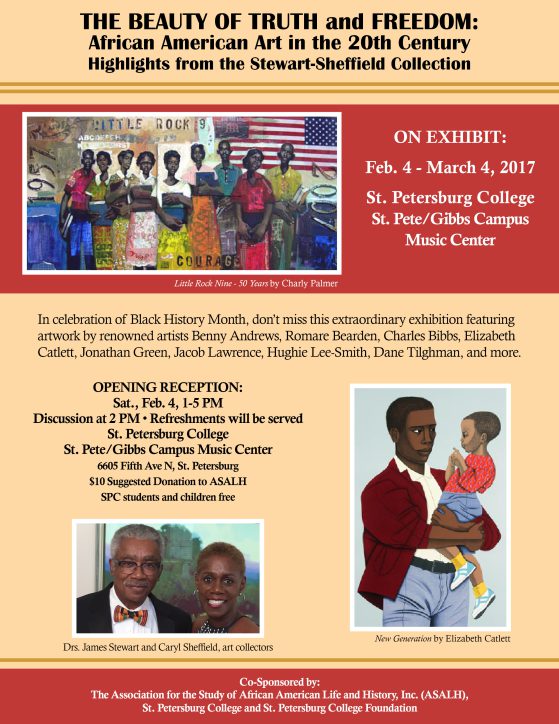 African-American Art Exhibition flyer