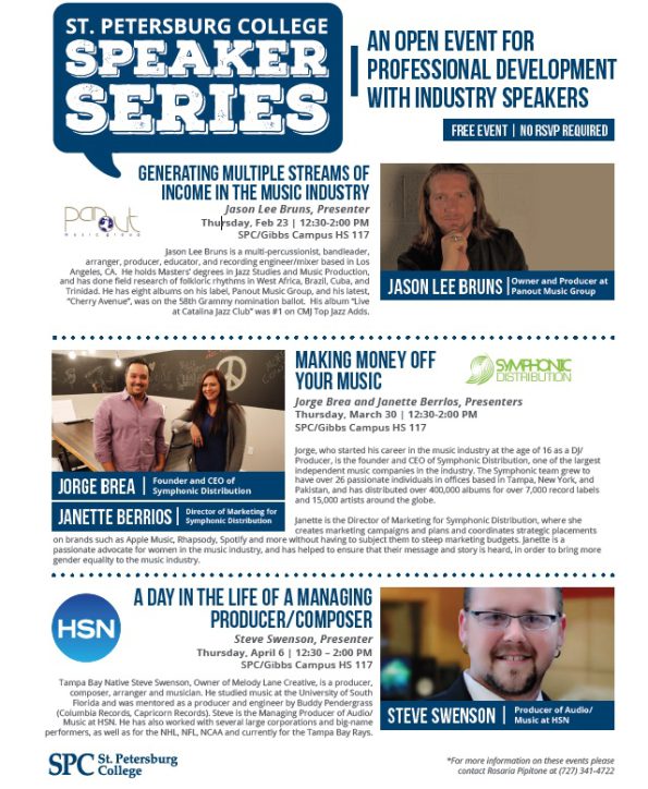 Speaker series flyer