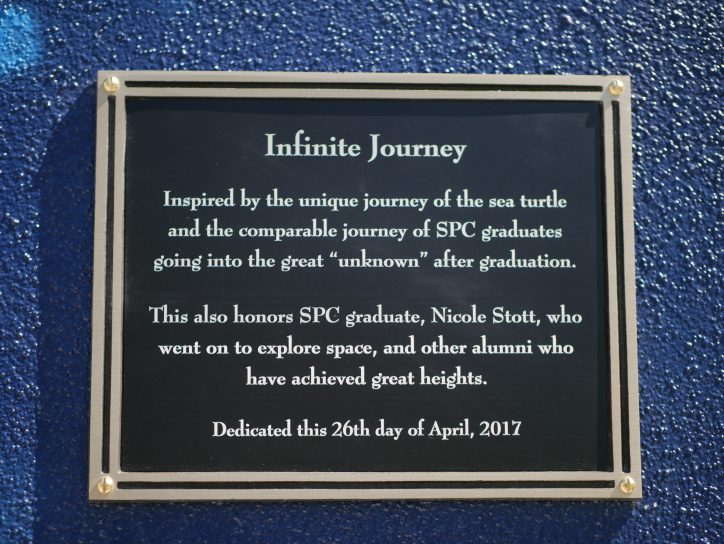 Dedication Plaque for mural Infinite Journey