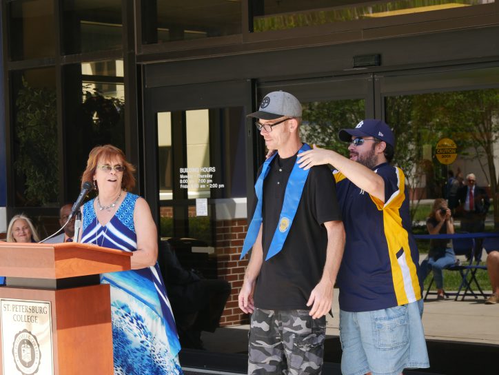 PTK Honors Derek Donelly