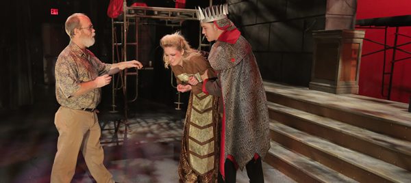 SPC Theater professor Scott Cooper directs actors in Antigone