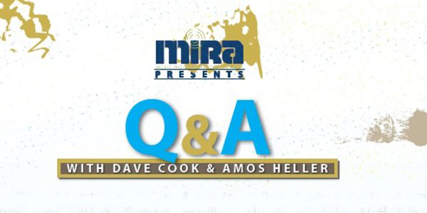 Flier for Q&A with The Agency band members David Cook and Amos Heller