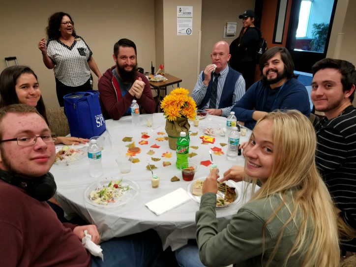 SPC Downtown students at Harvest Holiday Luncheon