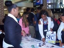 Photo of booth at the SP/Gibbs Transfer Fair