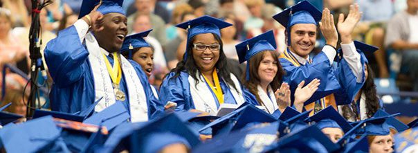 This is a photo of graduates