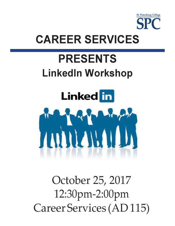 LinkedIn Workshop flyer