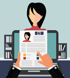 Resume Review Tips art
