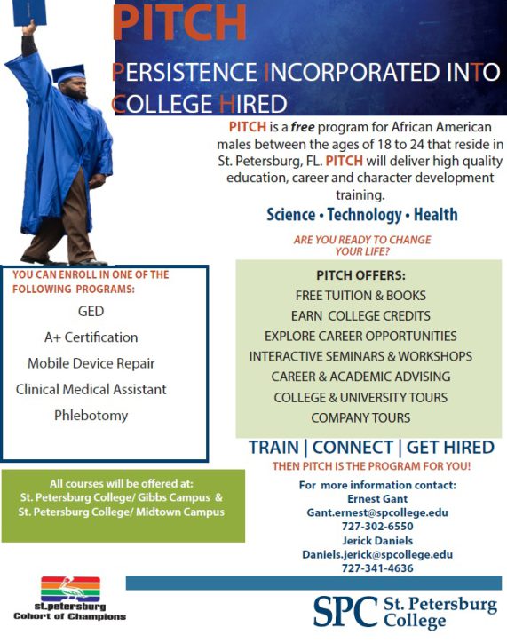 PITCH enrollment for Summer 2018 flier