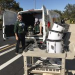 Staff take part in donation drives like Recycled Tunes