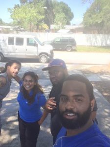 SPC Students Volunteering at Habitat for Humanity