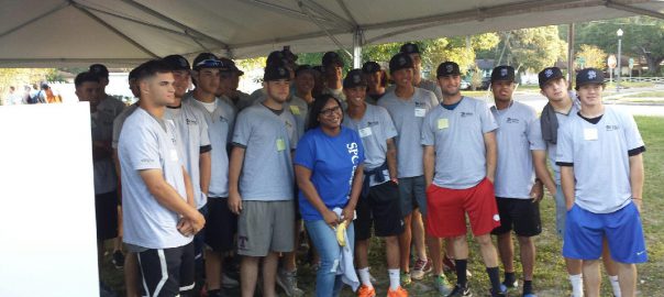 Group photo of SPC Baseball team