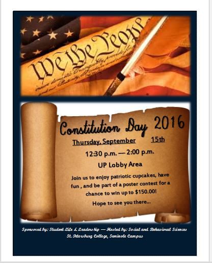 Constitution Day flyer