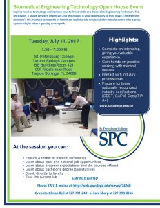 Biomedical Engineering Technology Open House
