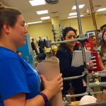 Orthotics and Prosthetics student demonstration
