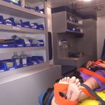 Interior views of the simbulance