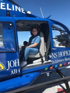 Universidad El Bosque student Cindy Ruiz visits All Children's Hospital during a student exchange with SPC's College of Nursing