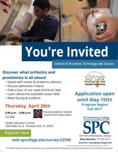 Orthotics and Prosthetics Information Session