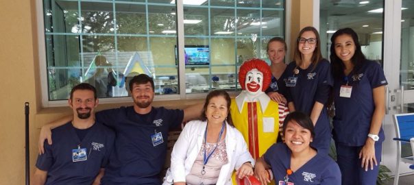 Ronald McDonald house visit