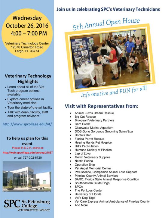 SPC Vet Tech Open House