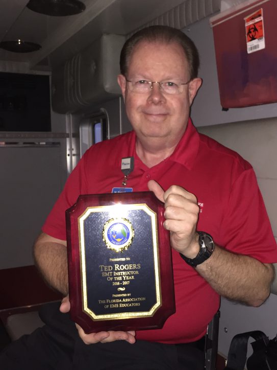 EMT Instructor of the Year Ted Rogers